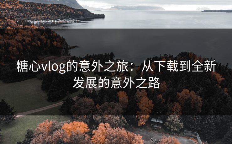 糖心vlog的意外之旅：从下载到全新发展的意外之路
