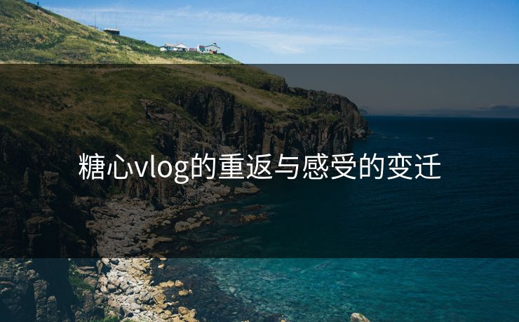 糖心vlog的重返与感受的变迁