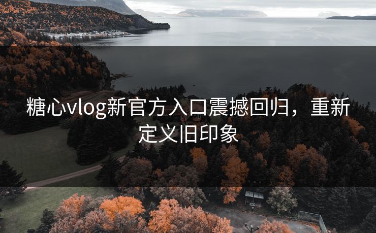 糖心vlog新官方入口震撼回归，重新定义旧印象